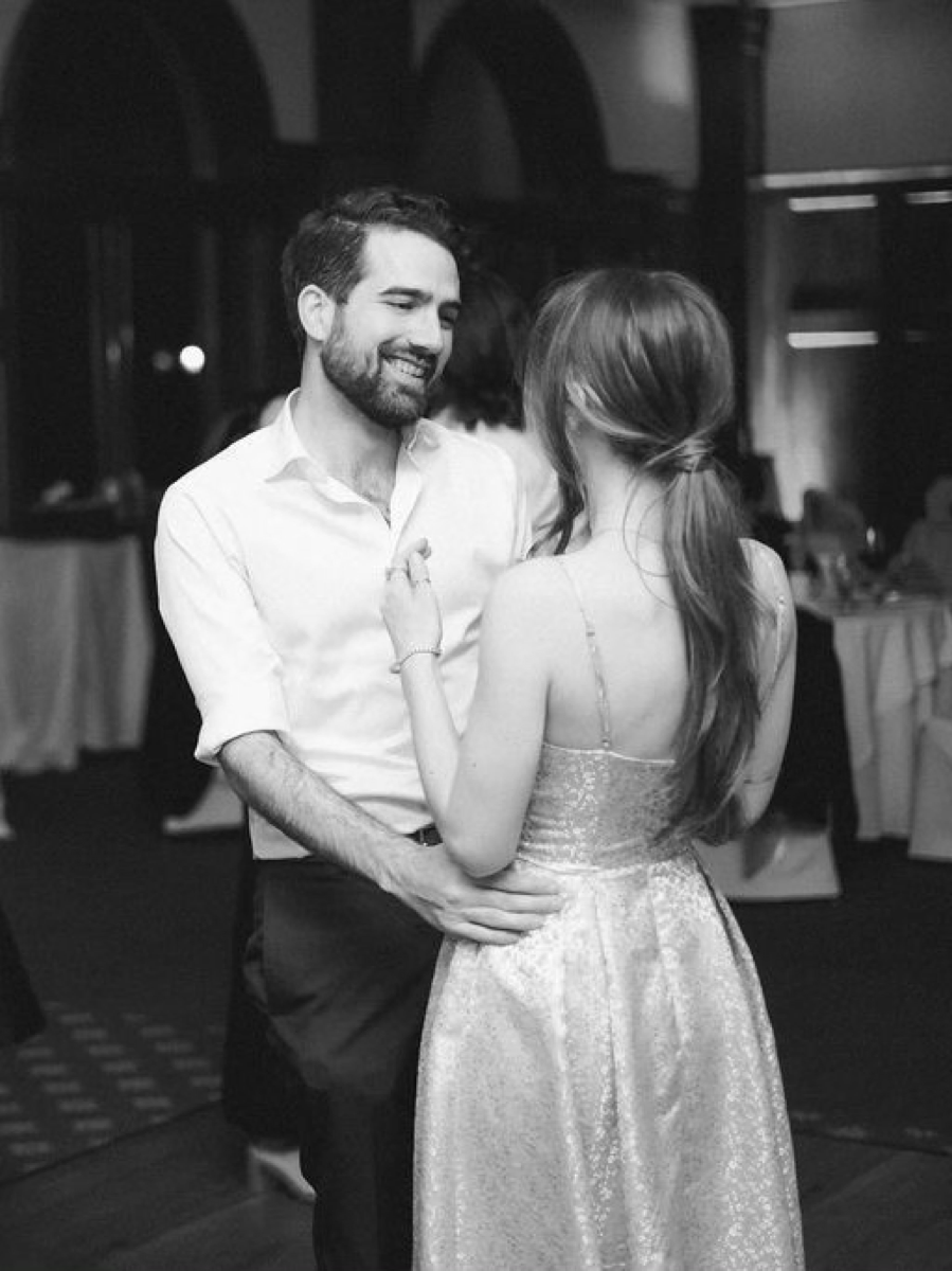 At a friend's wedding